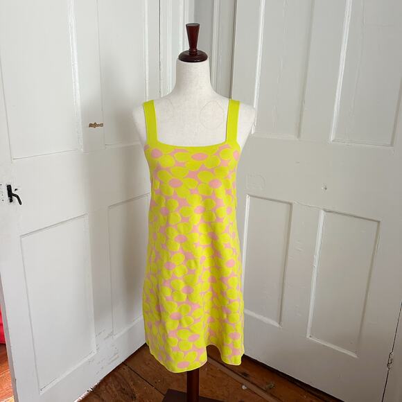 Zara Yellow & Pink Floral Mini Dress - Picture 1 of 5